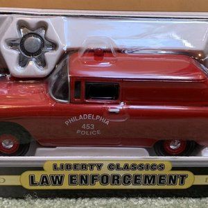 1991 LIBERTY CLASSICS 1955 CHEVY PHILADELPHIA POLICE SEDAN DELIVERY 1/7500  1/25